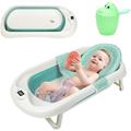 Hengda Bébé Baignoire Bébé Nacelle Enfants Pliable Pliable Bain Sûr 3 en 1 0-6 Ans avec Pieds