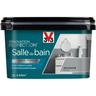 Peinture salle de bain Rénovation perfection® V33 Gris dauphin satin 2L - Gris dauphin