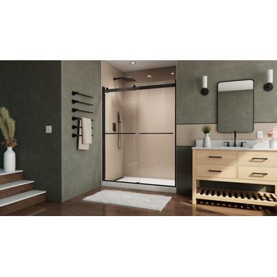 Dreamline DreamLine Essence-H 56 - 60 inch W x 76 inch H Semi-Frameless Bypass Shower Door in Matte Black SHDR-636076H-09