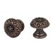 Drawer Retro Style Round Pull Handle Knob Copper Tone 17x16mm 10pcs - Copper Tone