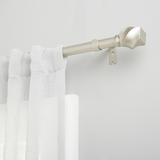 ATI Home Twist 1" Adjustable Window Curtain Rod and Finial Set