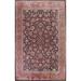 Vintage Floral Sarouk Persian Area Rug Hand-knotted Wool Carpet - 10'0" x 13'4"