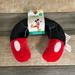 Disney Accessories | Disney Baby Mickey Mouse Neck Roll Pillow | Color: Black/Red | Size: Osbb