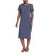 Jessica Simpson Dresses | New Jessica Simpson Ladies' Midi Dress Size Xl | Color: Blue/White | Size: Xl