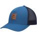 Men's RVCA Blue/Navy All The Way Snapback Trucker Hat