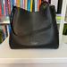 Kate Spade Bags | Black Leather Kate Spade Shoulder Bag | Color: Black/Gold | Size: Os