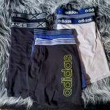 Adidas Underwear & Socks | 6 Pack Mens Boxer Breifs | Color: Black/Blue | Size: Xl