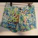 Lilly Pulitzer Shorts | Lilly Pulitzer Blue Green Callahan Short 00 | Color: Blue/Green | Size: 00