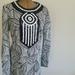 Tory Burch Tops | Embellished Tory Burch Tunic | Color: Black/White | Size: 6