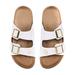 Women's FOCO Los Angeles Rams Double-Buckle Sandals