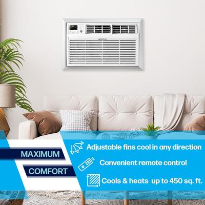 10,000 BTU Through the Wall Air Conditioner with H...