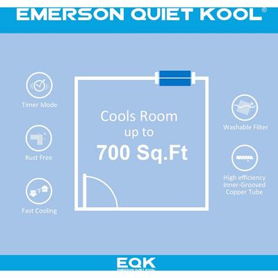 Emerson Quiet Kool 15000 BTU Window Air Conditione...
