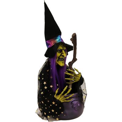 1.4-ft. Animated Witch, Indoor/Covered Outdoor Hal...