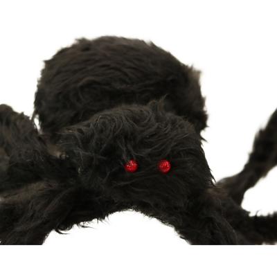 6-ft. Black Spider, Indoor/Covered Outdoor Hallowe...