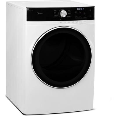 8.0-Cu. Ft. Front Load Electric Dryer in White - Midea MLE45N1AWW