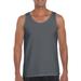 Gildan 64200 Men's Softstyle Tank Top in Charcoal size XL | Cotton G642