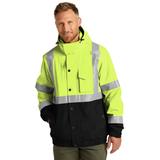 CornerStone CSJ501 ANSI 107 Class 3 Waterproof Insulated Ripstop Bomber Jacket in Safety Yellow size 5XL | Polyester
