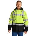 CornerStone CSJ502 ANSI 107 Class 3 Waterproof Ripstop 3-In-1 Parka Jacket in Safety Yellow size 4XL | Polyester