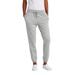 District DT6110 Women's V.I.T. Fleece Sweatpant in Light Heather Grey size XS | Cotton/Polyester Blend