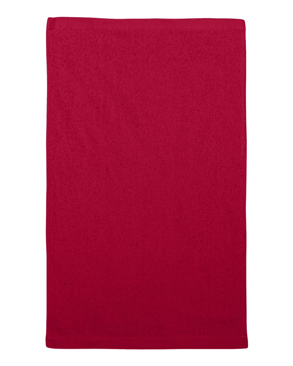 Q-Tees Q00T18 Budget Rally Towel in Red | Cotton Terry Velour T18
