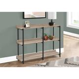 Accent Table, Console, Entryway, Narrow, Sofa, Living Room, Bedroom, Metal, Laminate, Contemporary, Modern - 47.25" x 12" x 34"