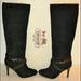 Coach Shoes | Coach Sz. 6.5 Suede & Leather Boot | Color: Black | Size: 6.5