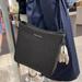 Michael Kors Bags | Michael Kors Jet Set Travel Large Messenger Crossbody Bag Black | Color: Black/Silver | Size: Large