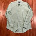 Ralph Lauren Shirts | Green And White Plaid Ralph Lauren Button Up | Color: Green/White | Size: 16.5