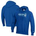 Men's Champion Royal Central Connecticut State Blue Devils Reverse Weave Pullover Hoodie