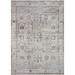 Gray 18 x 18 x 0.13 in Area Rug - Loloi Rugs Bonney Oriental Area Rug in Stone/Charcoal Polyester | 18 H x 18 W x 0.13 D in | Wayfair