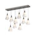 Hubbardton Forge Mobius 45 Inch 10 Light LED Linear Suspension Light - 131202-1006