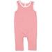 Rabbit Skins 4492 Infant Harborside Melange Tank Romper Top in Mauvelous Mlange size 18MOS | Polyester Blend