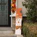 The Holiday Aisle® Pumpkin Porch Sign Wood in Brown | 36 H x 10 W x 1 D in | Wayfair 282C422160F5443ABB1FF864B18F7CC7