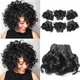 Bundles de tissage de cheveux brésiliens 100% cheveux humains cheveux Funmi courts bouclés