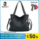 Zency-Sac à Main en Cuir group Souple pour Femme Simple Classique Démarré Grand Voyage Hobo