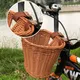 Paniers de rangement avant de vélo vintage pour enfants panier tissé à la main panier de vélo pour