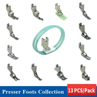 Collection de pieds presseurs pour Machine à coudre industrielle 13 pièces accessoires JUKI