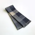 Écharpe classique à carreaux d'hiver pour hommes châles en coton chaud coupe-vent écharpes