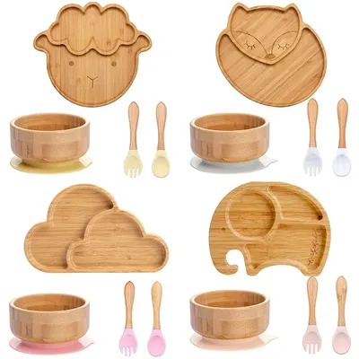 Vaisselle pour enfants assiette à succion bol vaisselle pour bébé plats d'alimentation pour bébé
