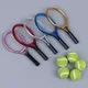 Mini raquette de tennis et balle pour enfants accessoires de jardin miniatures cadeau de maison de