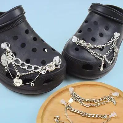 Breloques Croc en Métal pour Enfant Accessoires de Chaussures Jeans Cadeaux de Noël Nouvelle