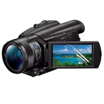 Film de protection souple pour Sony FDR-AX700 FDR-AX100E FDR-AX45/AX60/AXP55 révélant la caméra