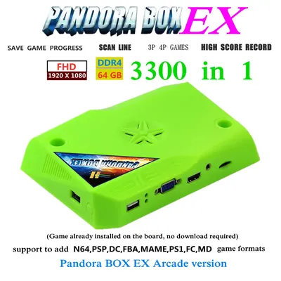 Pandora Box EX-Carte d'arcade jamma version spéciale 2022 en 1 vga cga HD crt peut ajouter FBA
