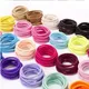 Bandes élastiques en caoutchouc et Nylon pour filles 50 pièces couleurs acidulées accessoires