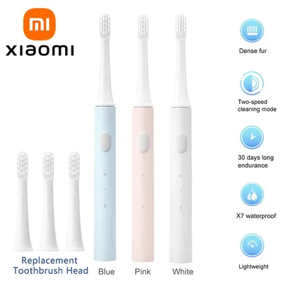 XIAOMI Mijia T100 brosse a dent electrique rechargeable par USB voyage porte brosse à dents