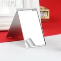 Miroir pliable en aluminium Mini miroir de maquillage Portable petit miroir debout vanité