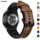 Bracelet en cuir pour Samsung Galaxy Watch 4 bracelet en cuir silicone sans espace classique