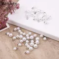 Perles de perles en acier inoxydable pendentif à breloques pour bijoux bricolage collier