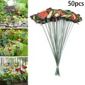Piquets de papillon fantaisistes colorés jardinière de cour extérieure pot de fleur décor de