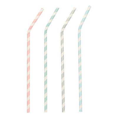 Papstar 100er-Pack Papierstrohhalme »pure Stripes« Image